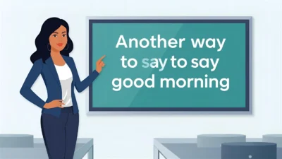 another way to say good morning