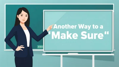Another Way to Say "Make Sure