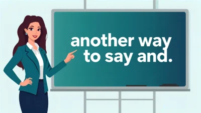 Another Way to Say “And