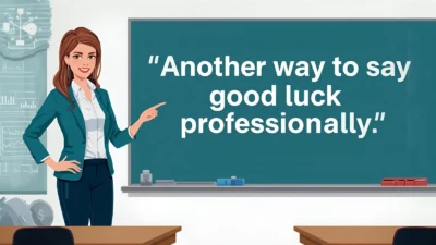 Good Luck" Professionally