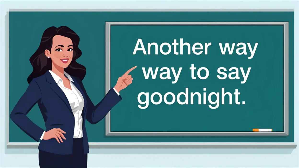 Another Way to Say “Good Night