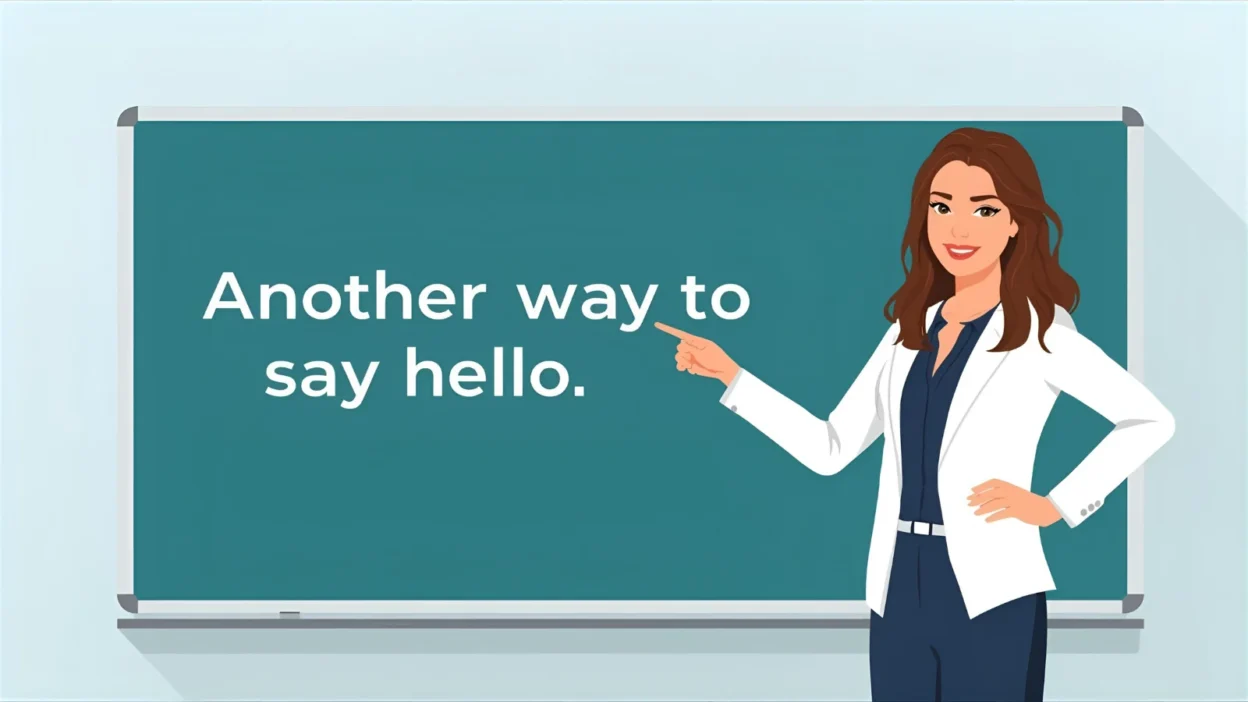 Another Way to Say “Hello”