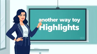 another way to say highlights