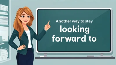 Another Way to Say “Looking Forward To