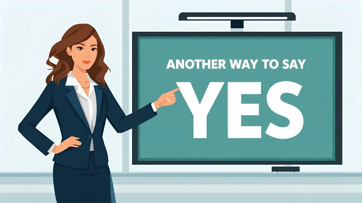 another way to say yes