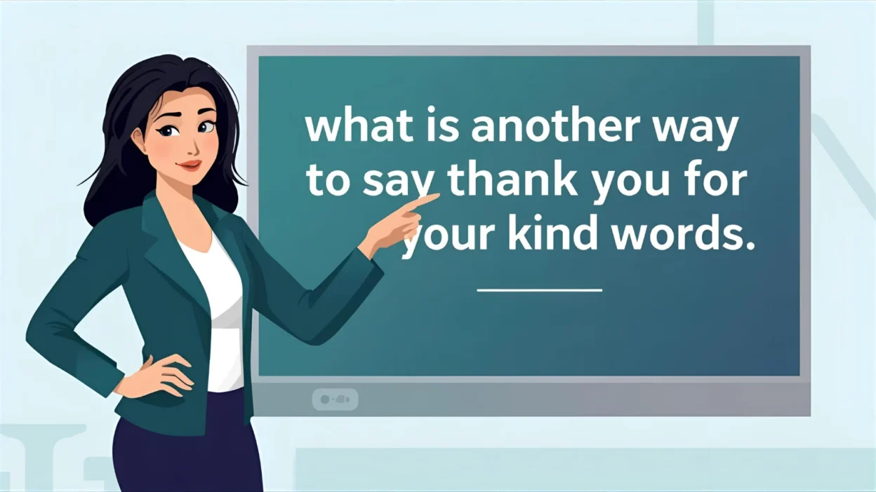 Thank You for Your Kind Words