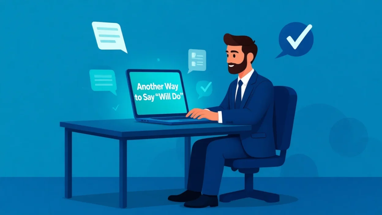 another way to say will do