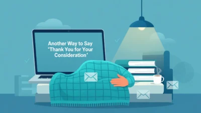 another way to say thank you for your consideration