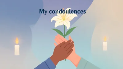 another way to say my condolences