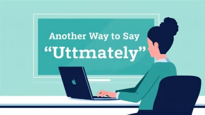 another way to say ultimately