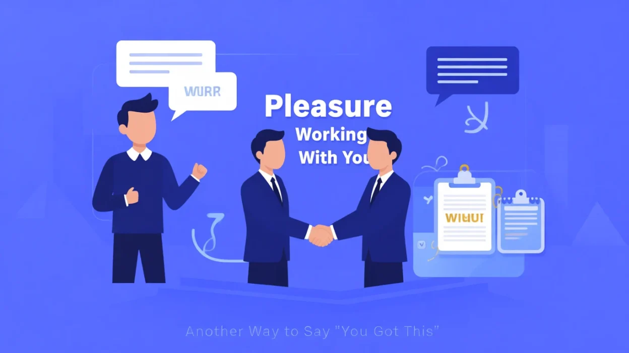 pleasure working with you